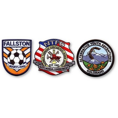 2 1/2" 75% Embroidered Patch