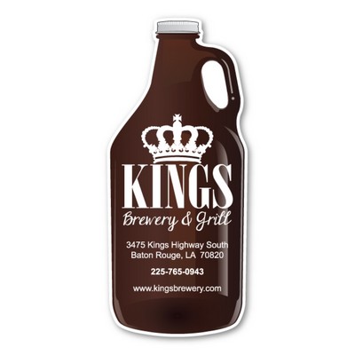 Growler Magnet - 2.75" x 6.25" - 20 mil