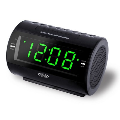Jensen AM/FM Dual Alarm Clock Radio w/Nature Sounds