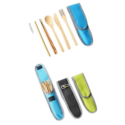 6" 1 Bamboo Cutlery Set