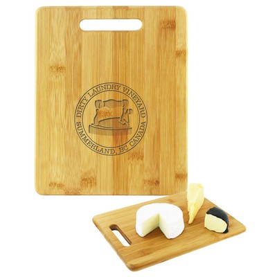 Large Handled Bamboo Cutting Board