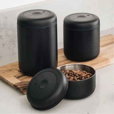 0.4L Matte Black Atmos™ Vacuum Canister