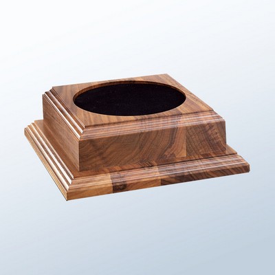 7 1/2'' American Walnut Base