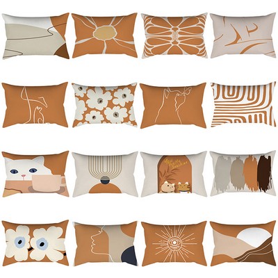12X20" Peach Skin Throw Pillow Case