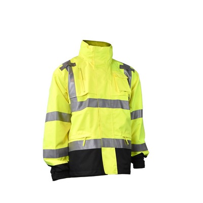 Radians® Heavy Duty Rip Stop Waterproof Rain Jacket