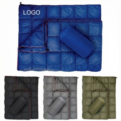 Outdoor Puffy Camping Blanket
