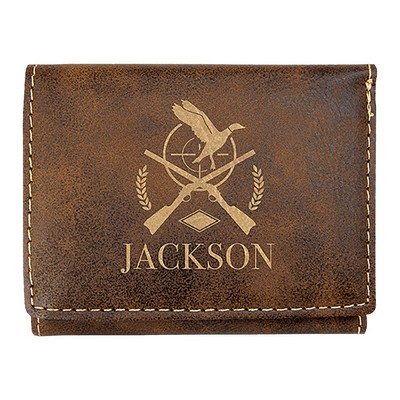 Leatherette Trifold Wallet