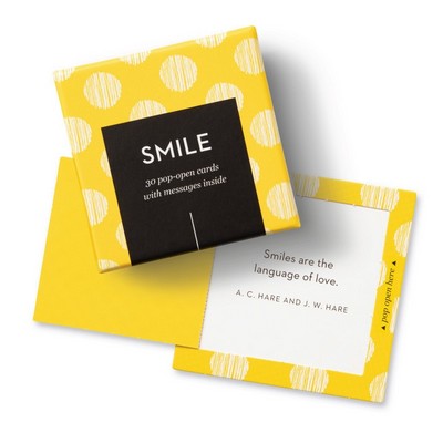 ThoughtFulls: Smile (30 Pop-Open Cards with Messages Inside)