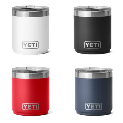 Yeti® Rambler 10 Oz. Stackable Lowball with Durasip™ Ceramic Lining