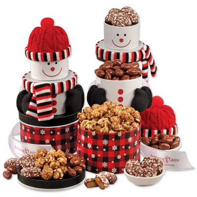 Sweet Snowman Tower