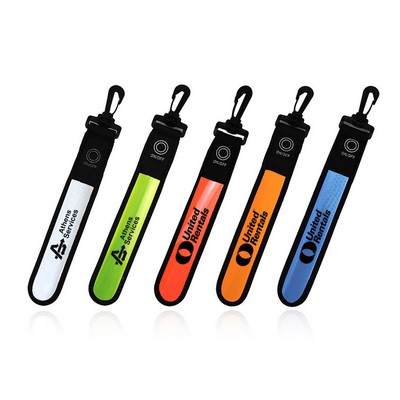 Reflective LED Safety Light Keychain