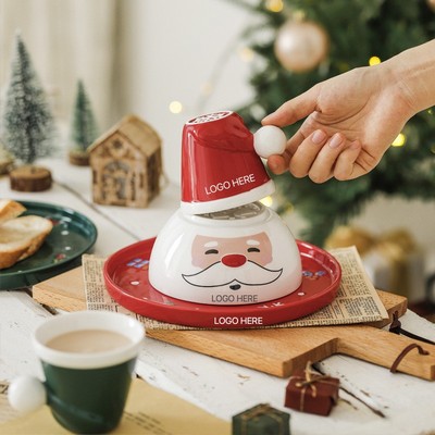 Christmas Ceramic Dinnerware Set Bowls Cups Plates