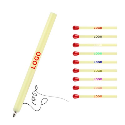 Matchstick Shaped Ballpoint Pen Gel Pen