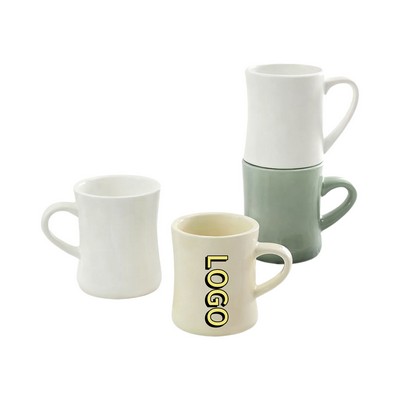 12 Oz. Curved Ceramic Mug