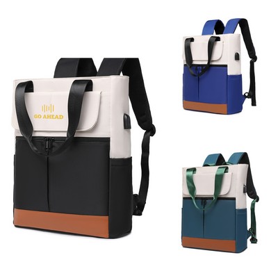 Color Blocking Backpack