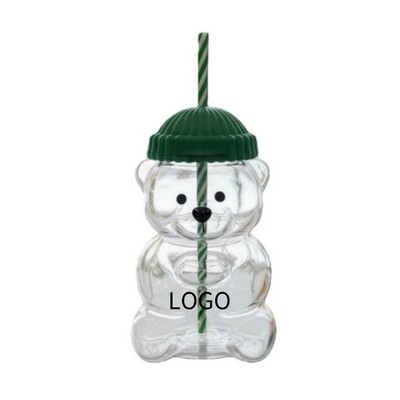 Barista Bear Cold Drink Cups