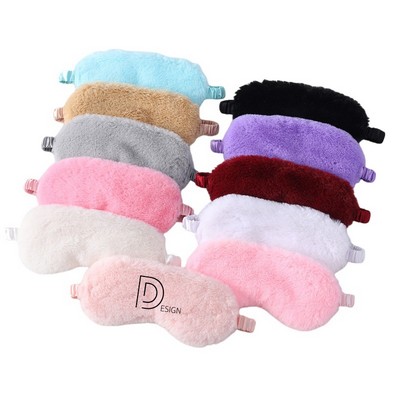 Plush Soft Sleeping Blindfold Eye Cover