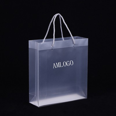 Clear Frosted Tote Bag