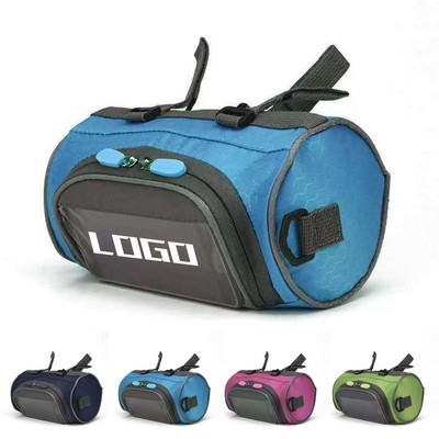 Waterproof Bicycle Handlebar Bag with Touchscreen