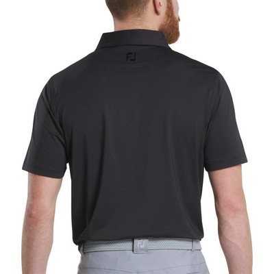 FootJoy Men's Solid Lisle Polo