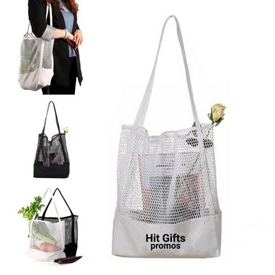 Sheer Mesh Tote Bag