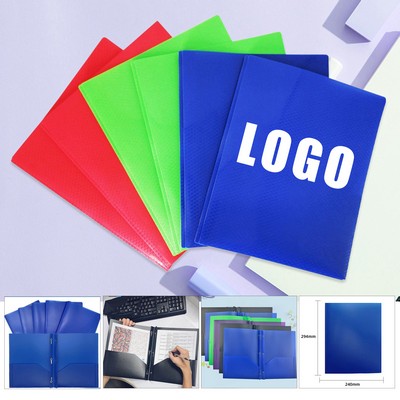 Letter Plastic Pocket Folder