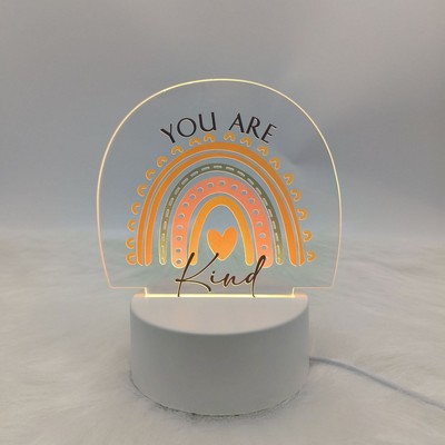 Full Color Printed Acrylic LED Night Light