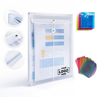 A4 Transparent Document File Folder
