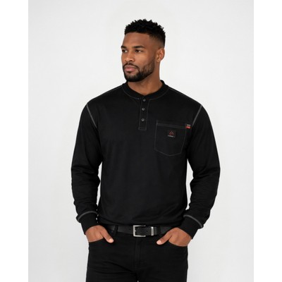 Forge FR MFRCSHNLY-LW MEN'S FR CONTRAST STITCH HENLEY - LIGHT WEIGHT