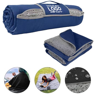 Portable Camping Blanket with Waterproof Backing