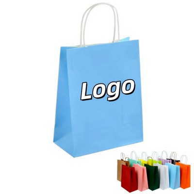 Eco Friendly Paper Shopping Bags With Handles Recyclable Gift Carry Bags