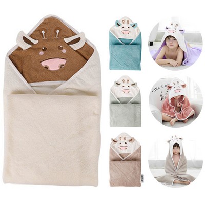 Cozy Animal Hooded Towel for Infants