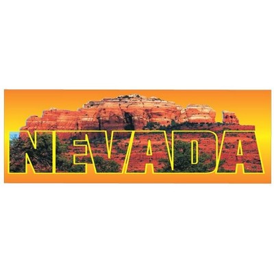 Red Rock Canyon Panoramic Badge w/ Bar Pin (2 1/2"x3 1/2)