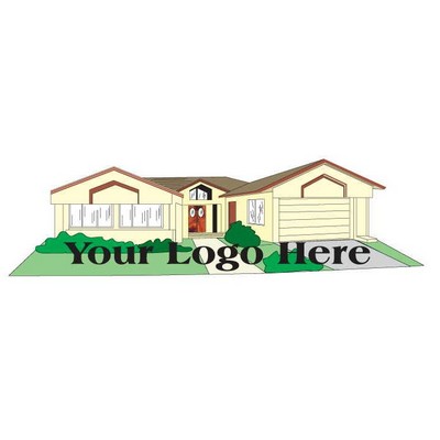 House Executive Magnet w/ Full Magnetic Back (12 Square Inch)