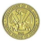1.5" Copper Coin