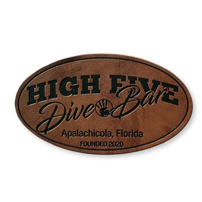 Faux Leather Patches (2.5")