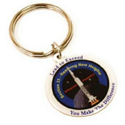 Printed Key Tag (1 1/2" Diameter)