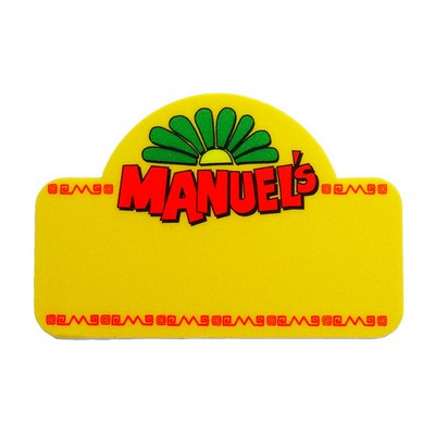 Full Color 50 Mil Name Badge (2"X3") Rectangle W/Bump