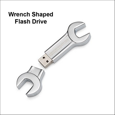 Wrench Shaped Flash Drive - 2 GB Memory