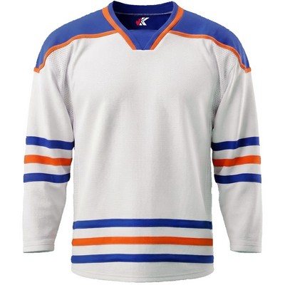 Edmonton Pro Series Goalie Cut Premium Home Jersey