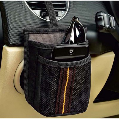 Black High Road Car Organizers by Talus® DriverPockets™ Car Dash Phone Holder