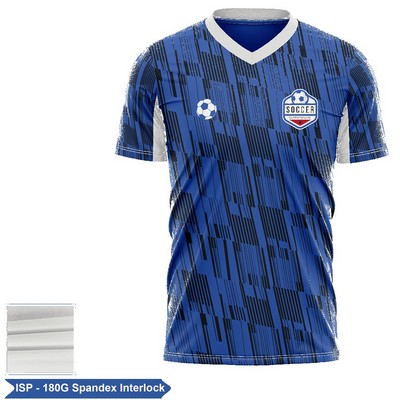 Men's & Kids' Sublimation Soccer Jersey - 180G Spandex Poly