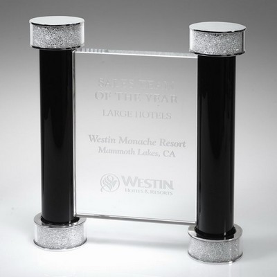 10" Crystal Award - Pillars of Success