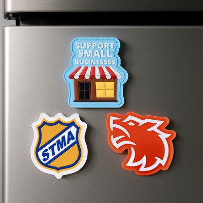 3" Custom PVC Magnet
