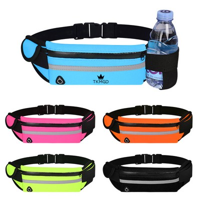 Waterproof Neoprene Running Fanny Pack with Reflective Safety Strip