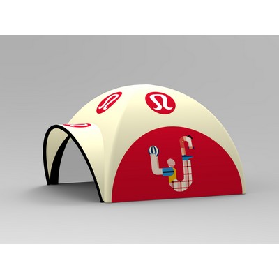 Inflatable tent 27'x27' with black legs