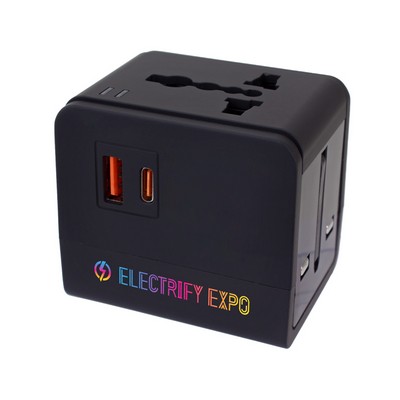 20W Universal Travel Adapter with Type-C