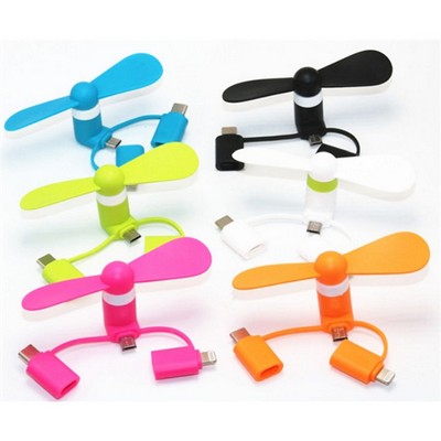 3" 1 Mini phone Fan