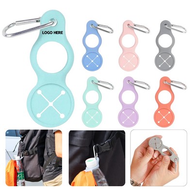 Outdoor Water Bottle Towel Clip With Carabiner