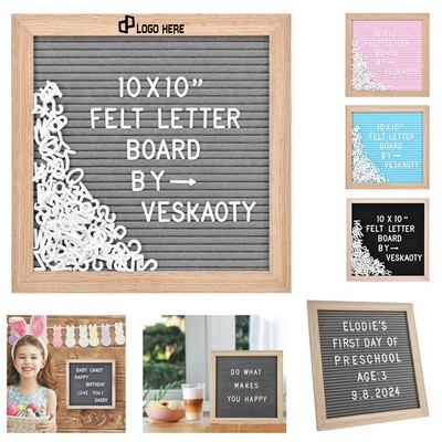 Handmade Felt Letter Decoration Board Signs